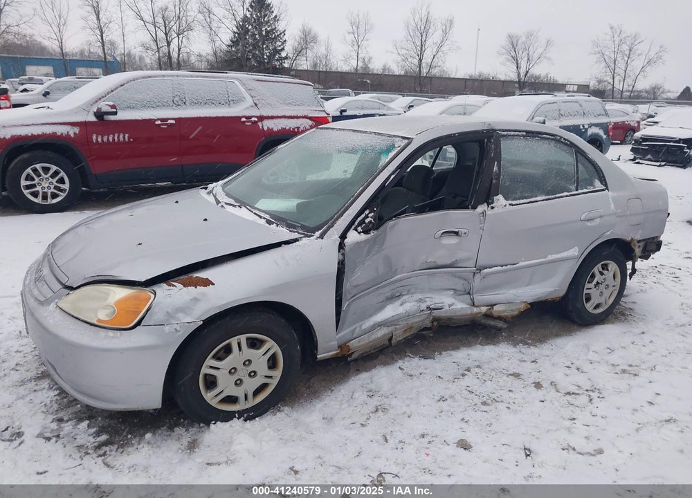 2002 HONDA CIVIC LX VIN: 1HGES16532L069454