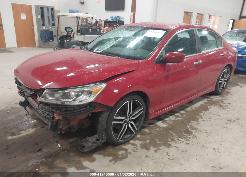 2016 HONDA ACCORD SPORT VIN: 1HGCR2F54GA027113