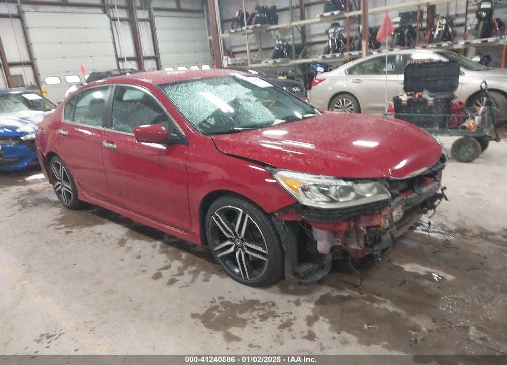 2016 HONDA ACCORD SPORT VIN: 1HGCR2F54GA027113