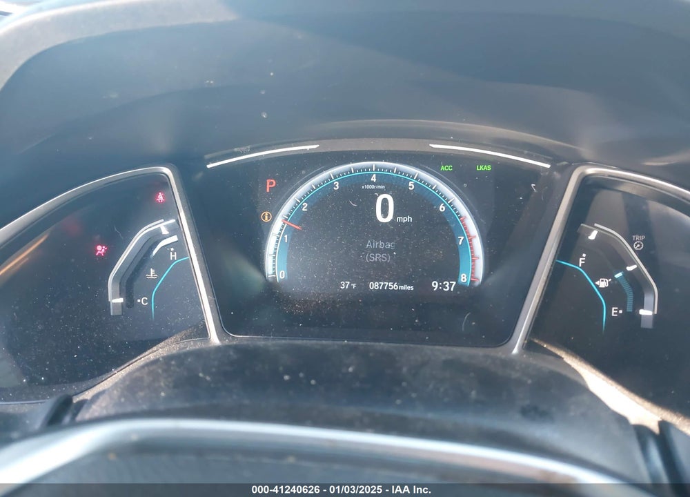 2019 HONDA CIVIC VIN: 19XFC1F35KE015855