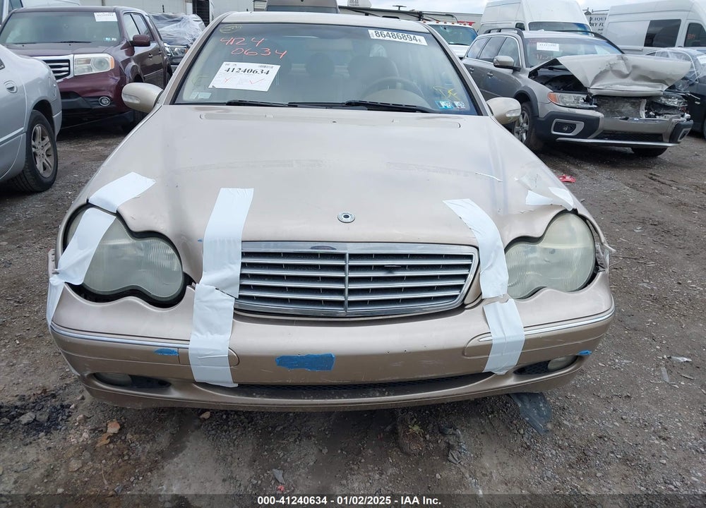 2004 MERCEDES-BENZ C 320 4MATIC VIN: WDBRF84J34F523117