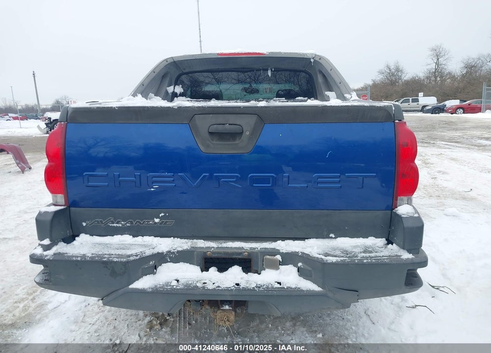 2003 CHEVROLET AVALANCHE 1500 VIN: 3GNEC13T83G221281