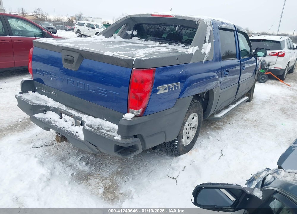 2003 CHEVROLET AVALANCHE 1500 VIN: 3GNEC13T83G221281