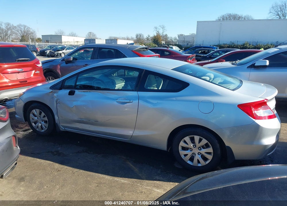 2012 HONDA CIVIC LX VIN: 2HGFG3B58CH508394