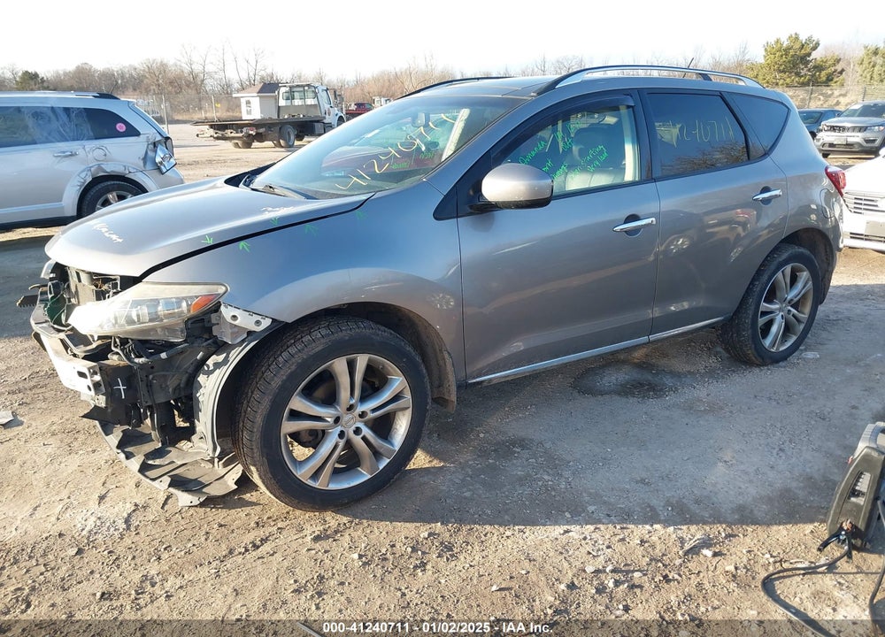 2011 NISSAN MURANO LE VIN: JN8AZ1MW9BW184907