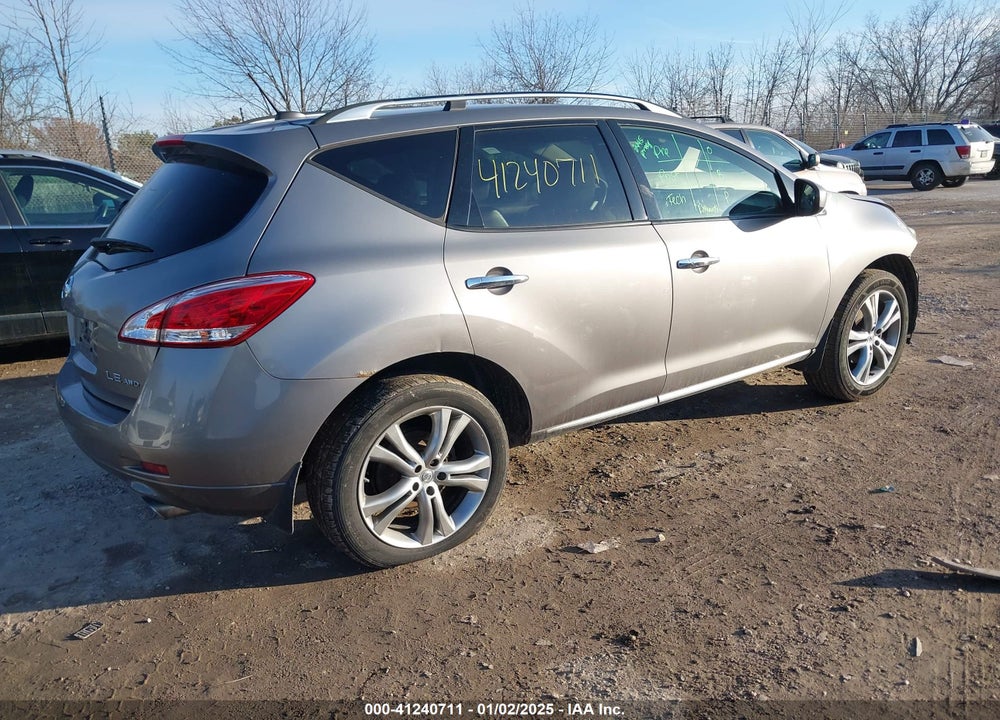 2011 NISSAN MURANO LE VIN: JN8AZ1MW9BW184907