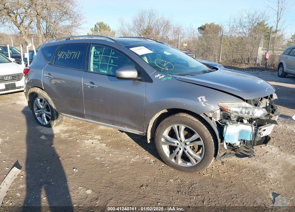 2011 NISSAN MURANO LE VIN: JN8AZ1MW9BW184907