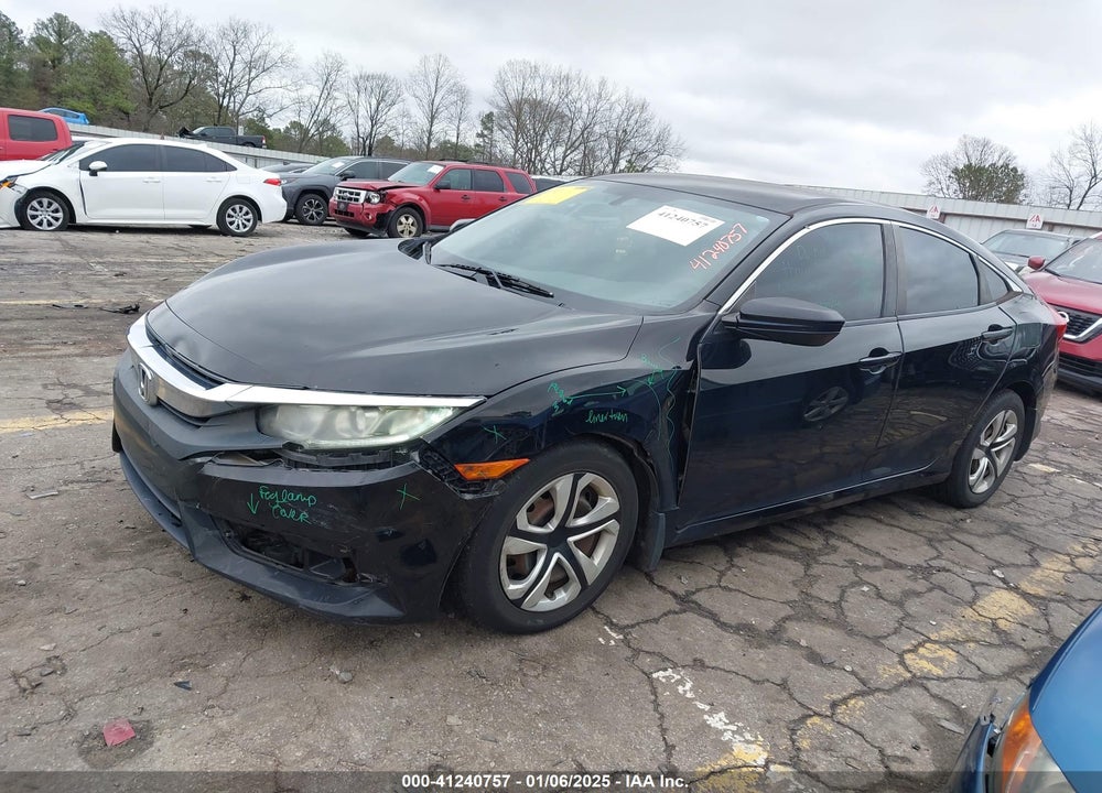 2016 HONDA CIVIC LX VIN: 19XFC2F56GE036907
