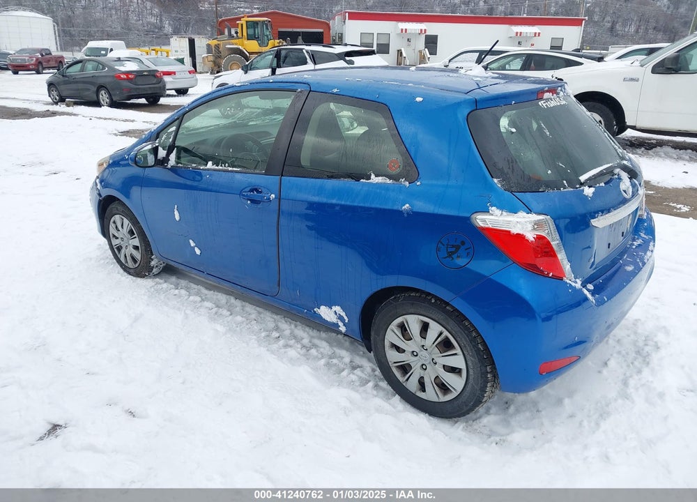 2012 TOYOTA YARIS LE VIN: JTDJTUD3XCD540928