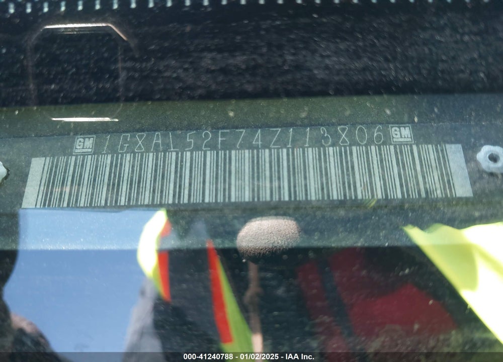 2004 SATURN ION 3 VIN: 1G8AL52F74Z113806