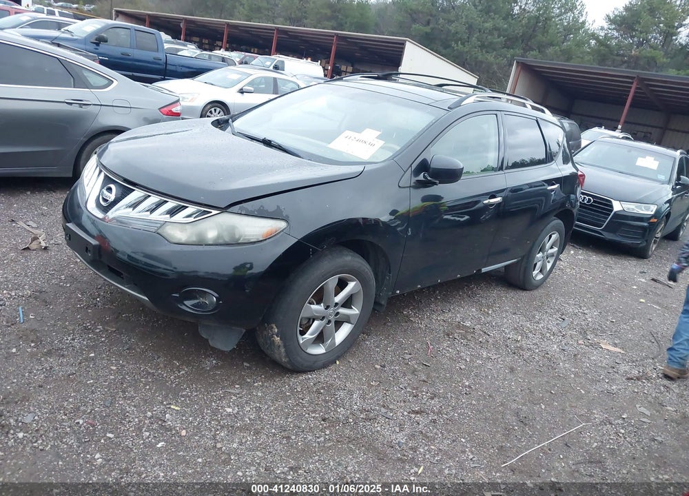 2009 NISSAN MURANO SL VIN: JN8AZ18U49W106859