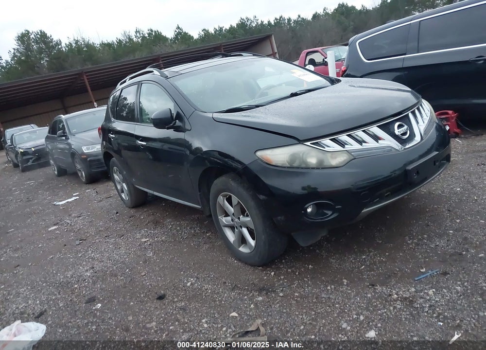 2009 NISSAN MURANO SL VIN: JN8AZ18U49W106859