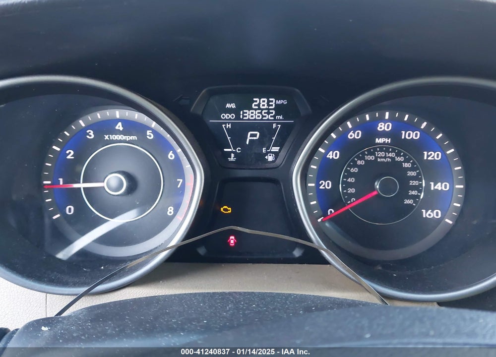 2013 HYUNDAI ELANTRA VIN: KMHDH4AE3DU952139