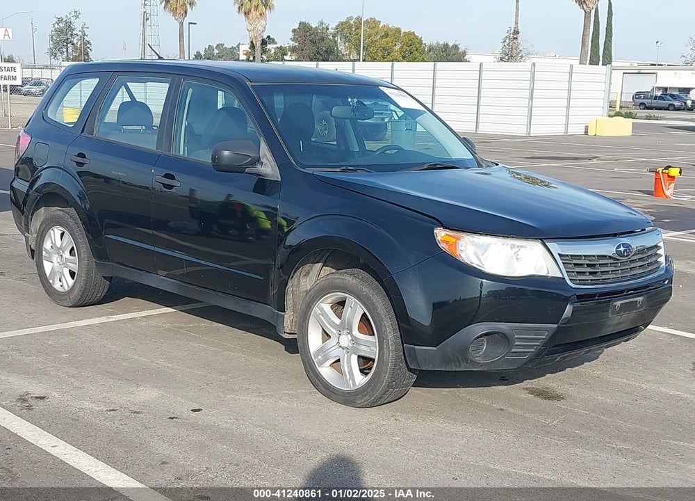 2010 SUBARU FORESTER 2.5X VIN: JF2SH6AC6AH711686
