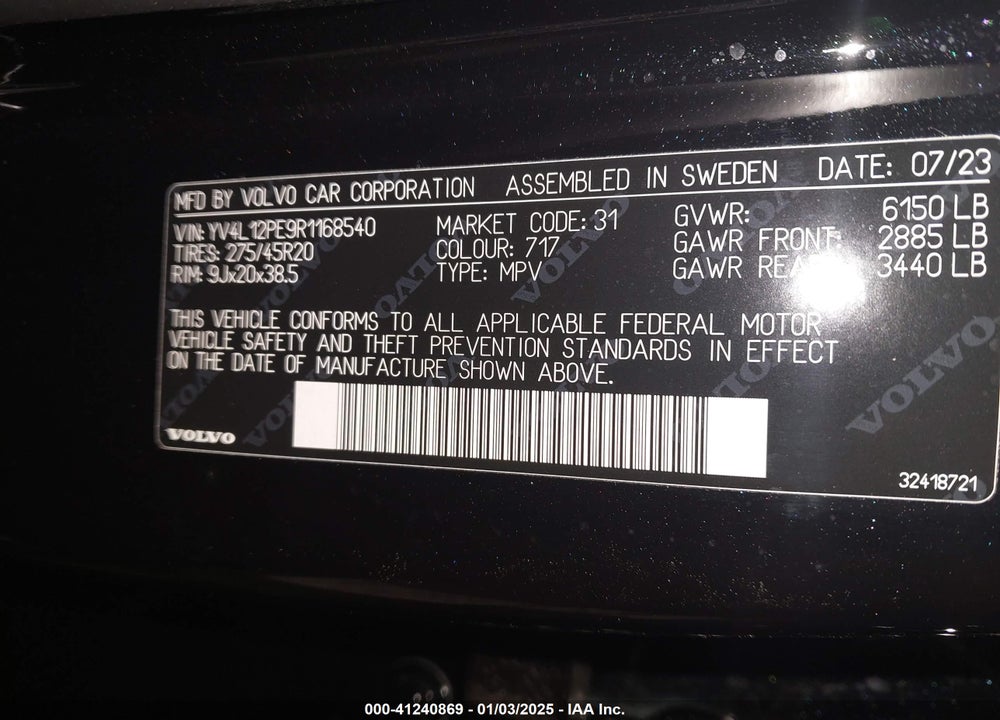 2024 VOLVO XC90 B5 PLUS BRIGHT THEME VIN: YV4L12PE9R1168540
