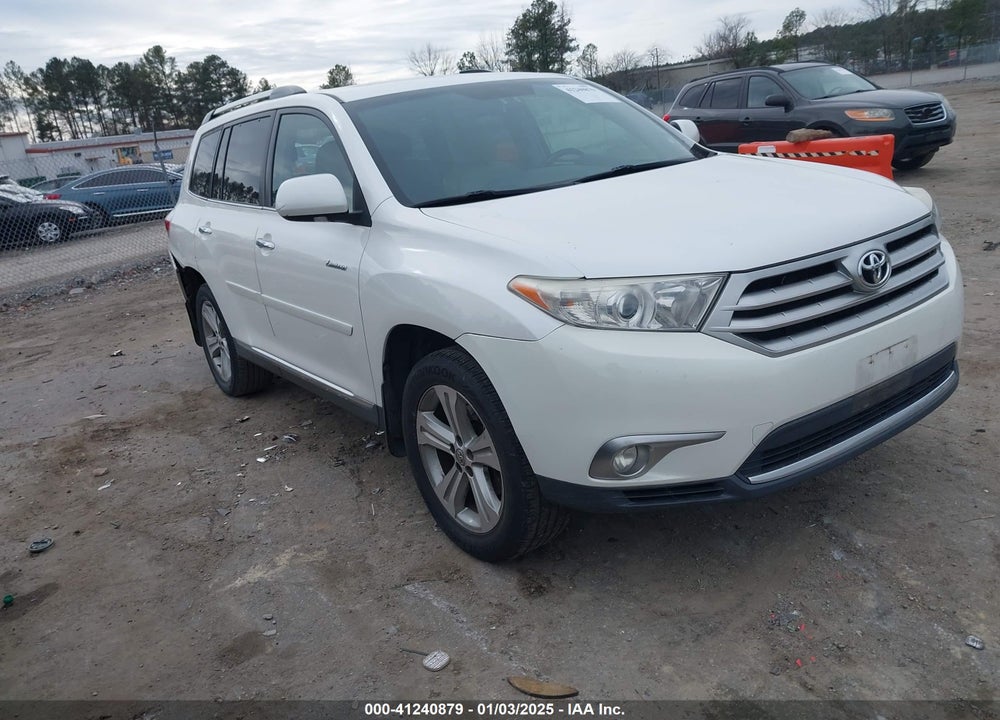 2013 TOYOTA HIGHLANDER LIMITED V6 VIN: 5TDYK3EH5DS115869