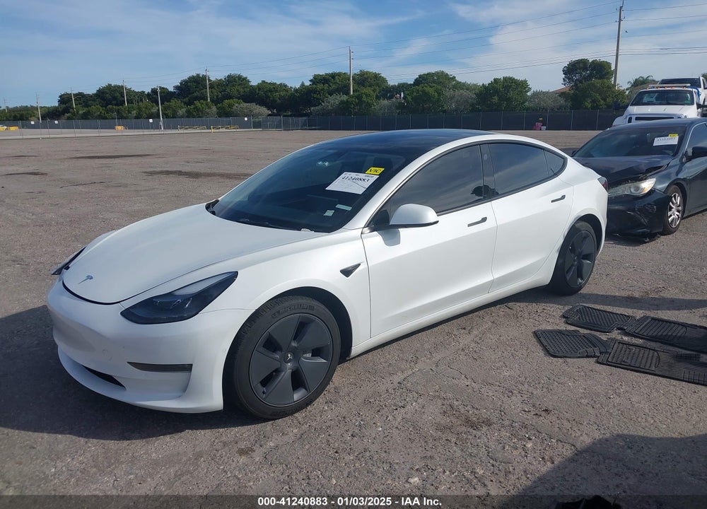 2022 TESLA MODEL 3 VIN: 5YJ3E1EB4NF180803