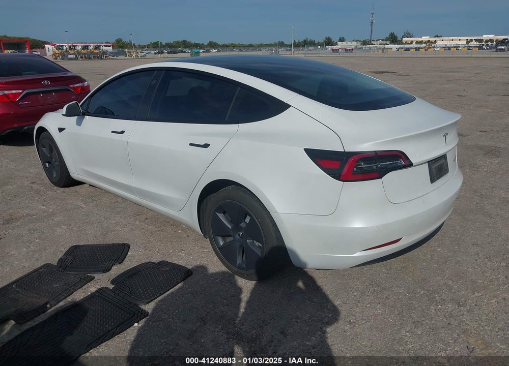 2022 TESLA MODEL 3 VIN: 5YJ3E1EB4NF180803