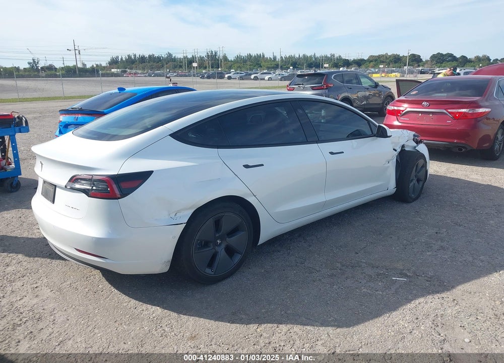 2022 TESLA MODEL 3 VIN: 5YJ3E1EB4NF180803