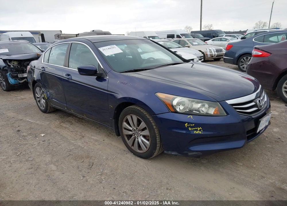 2012 HONDA ACCORD 2.4 EX VIN: 1HGCP2F73CA168661