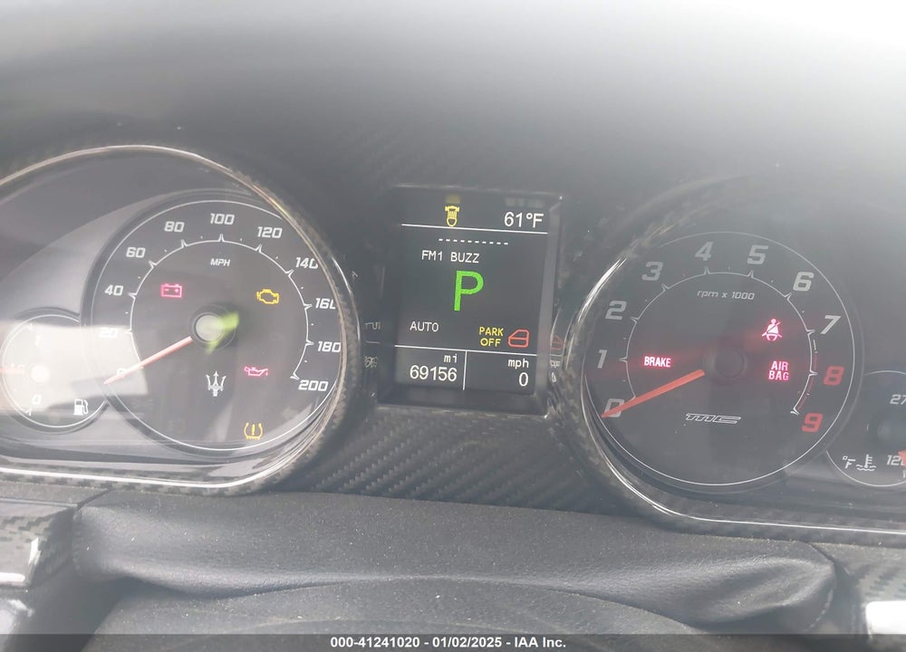 2013 MASERATI GRANTURISMO VIN: ZAM45VMA9D0070293