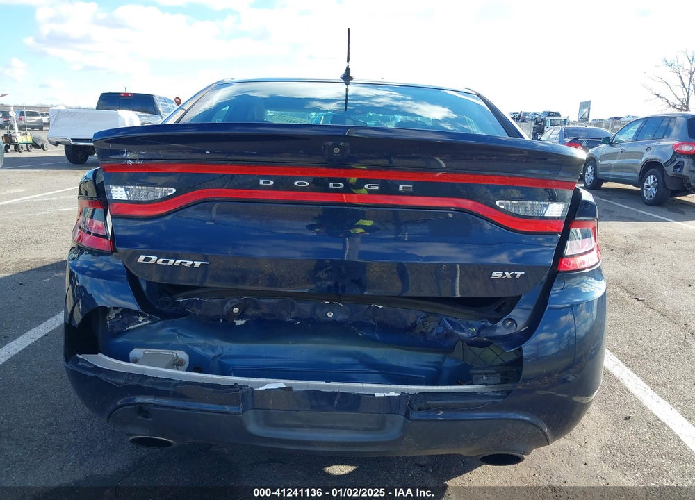 2013 DODGE DART SXT VIN: 1C3CDFBA6DD342789