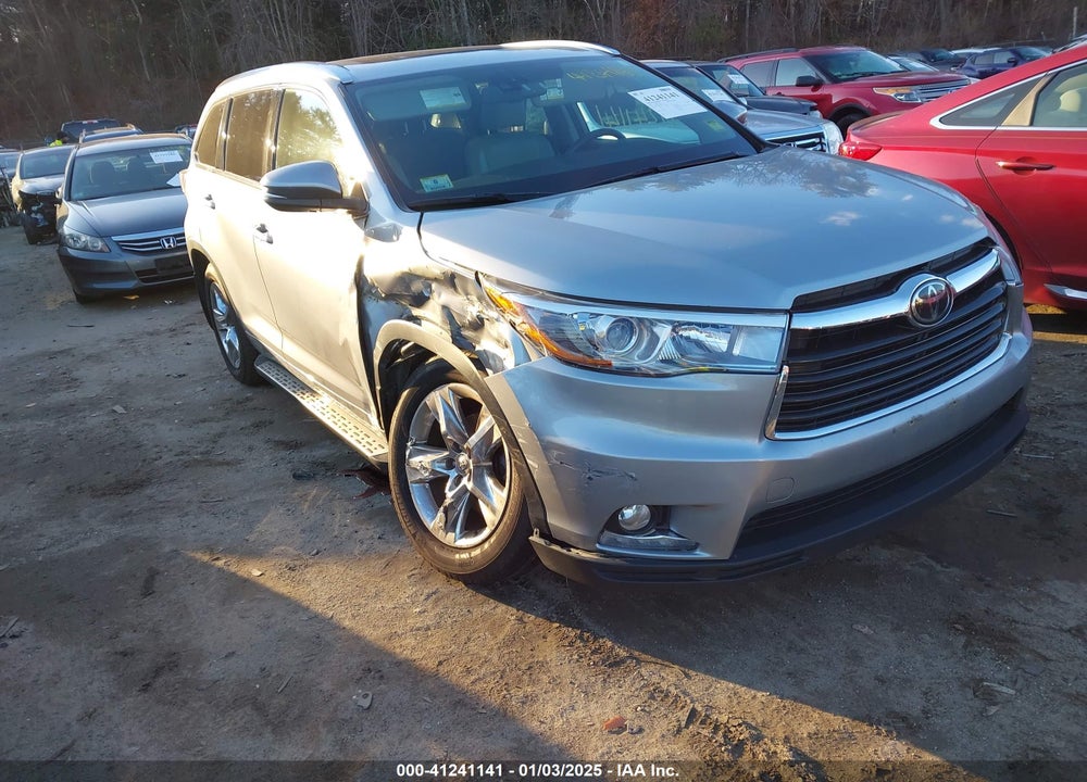 2014 TOYOTA HIGHLANDER LIMITED PLATINUM V6 VIN: 5TDDKRFH9ES007577