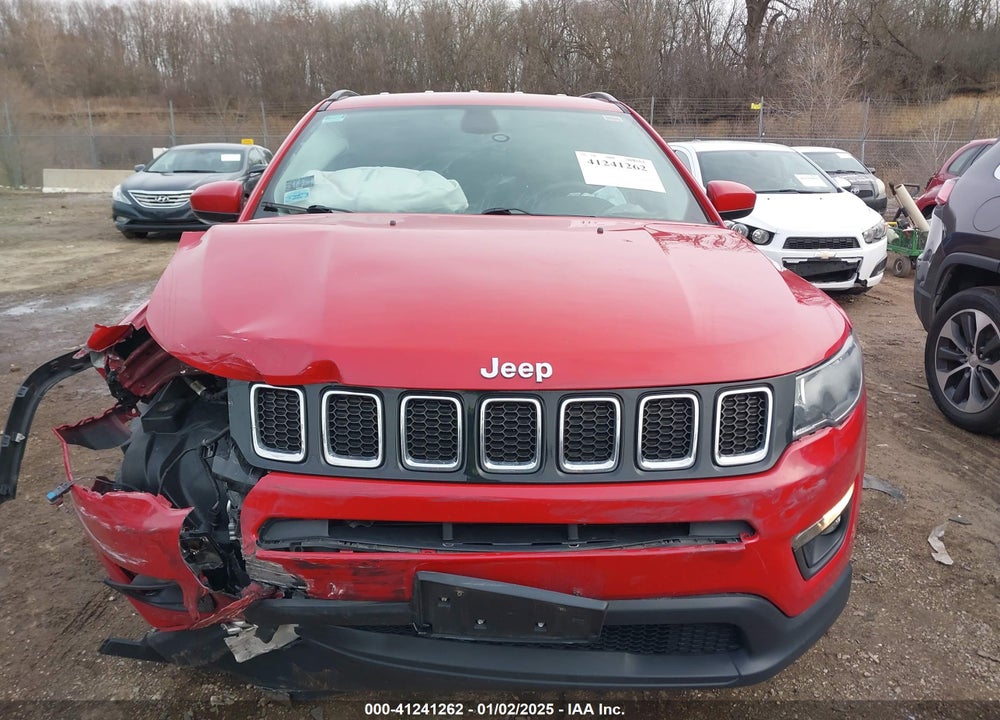 2019 JEEP COMPASS LATITUDE FWD VIN: 3C4NJCBB1KT782351