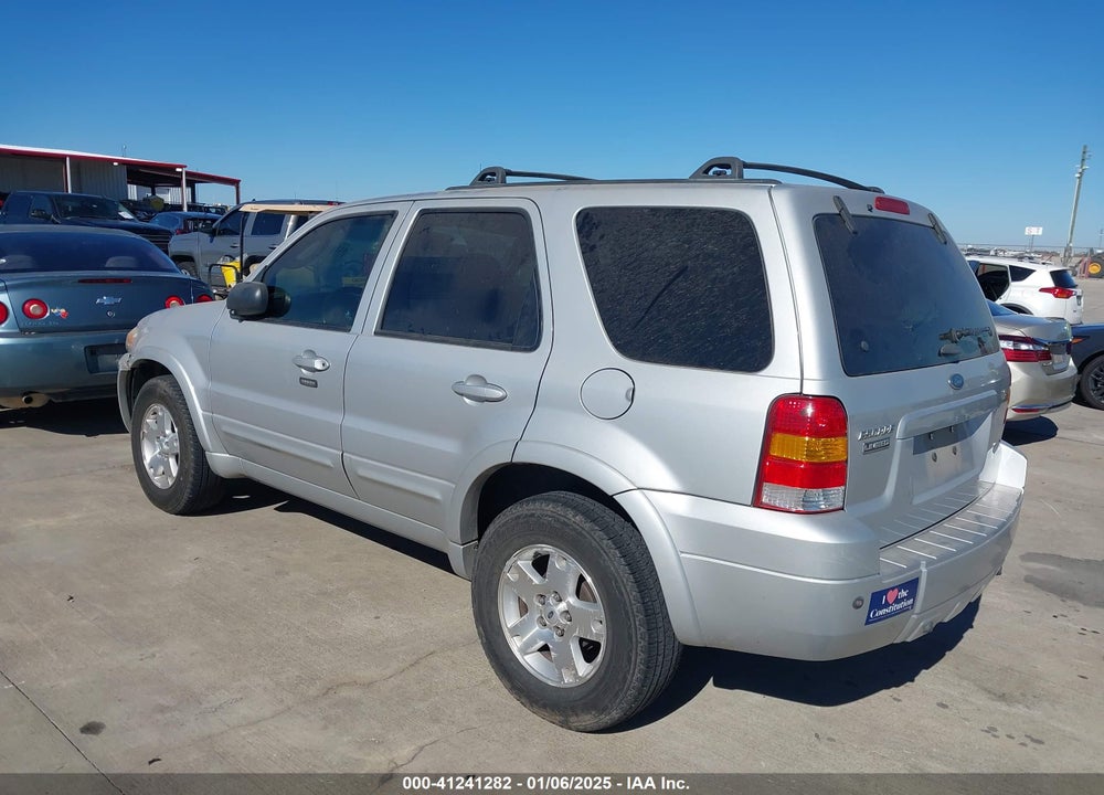 2007 FORD ESCAPE LIMITED VIN: 1FMYU04177KA99243