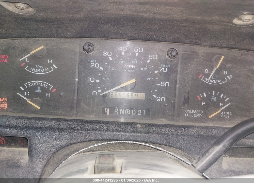 1995 FORD AEROSTAR VIN: 1FMDA41X5SZB00056