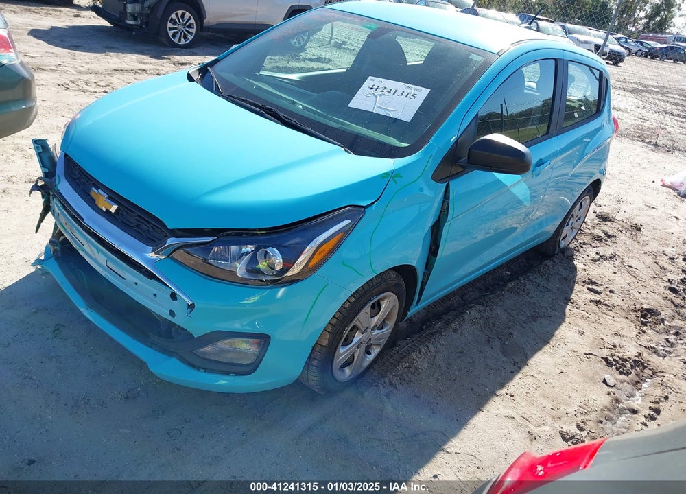 2022 CHEVROLET SPARK FWD LS AUTOMATIC VIN: KL8CB6SAXNC014809
