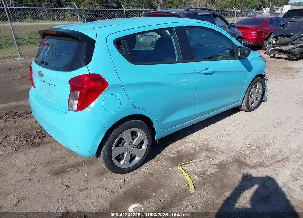 2022 CHEVROLET SPARK FWD LS AUTOMATIC VIN: KL8CB6SAXNC014809