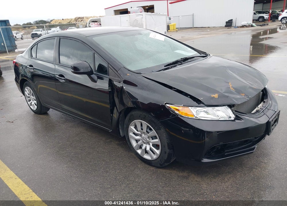2013 HONDA CIVIC LX VIN: 19XFB2F53DE048981