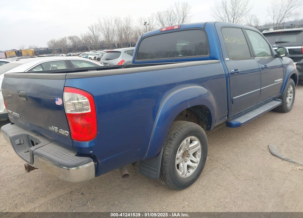 2005 TOYOTA TUNDRA SR5 V8 VIN: 5TBDT44105S486857