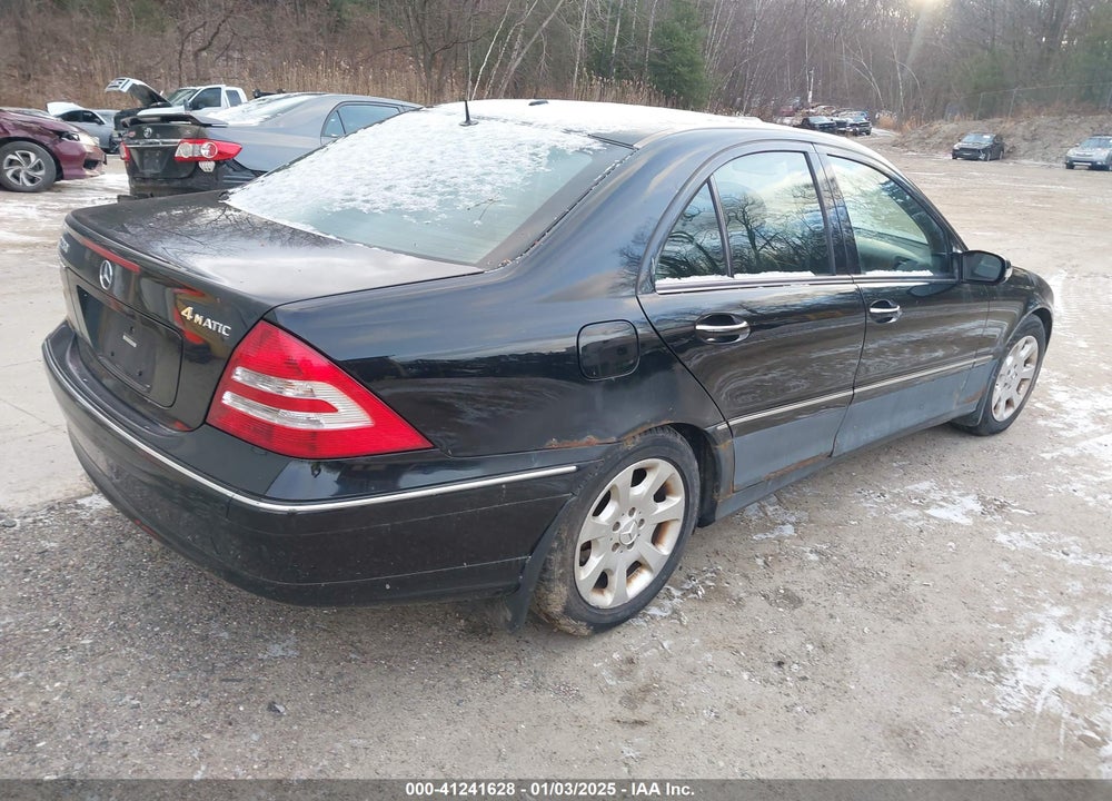 2006 MERCEDES-BENZ C 280 LUXURY 4MATIC VIN: WDBRF92H86F783599