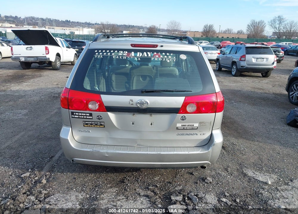 2007 TOYOTA SIENNA CE VIN: 5TDZK23C27S051459