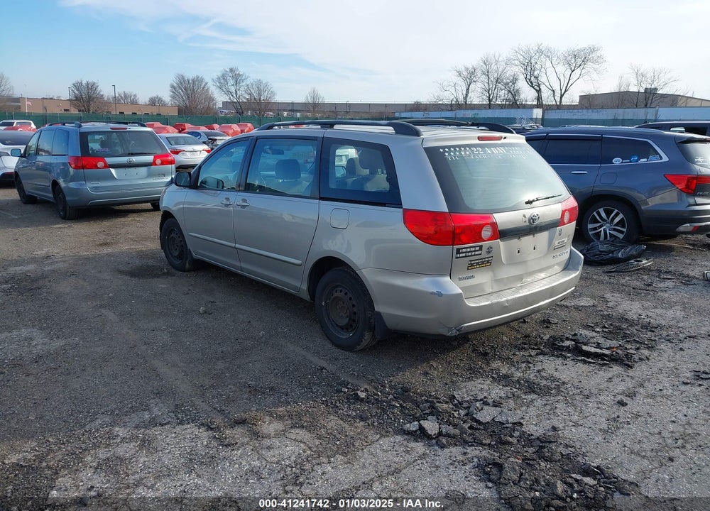 2007 TOYOTA SIENNA CE VIN: 5TDZK23C27S051459