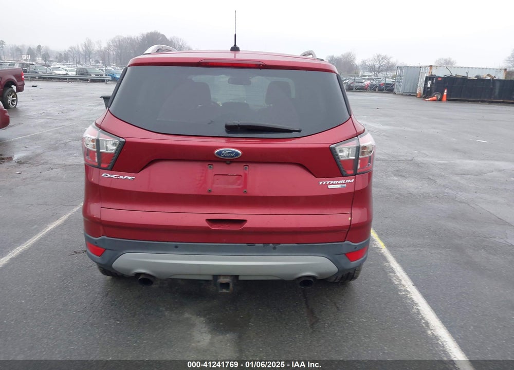 2017 FORD ESCAPE TITANIUM VIN: 1FMCU9J97HUA11290