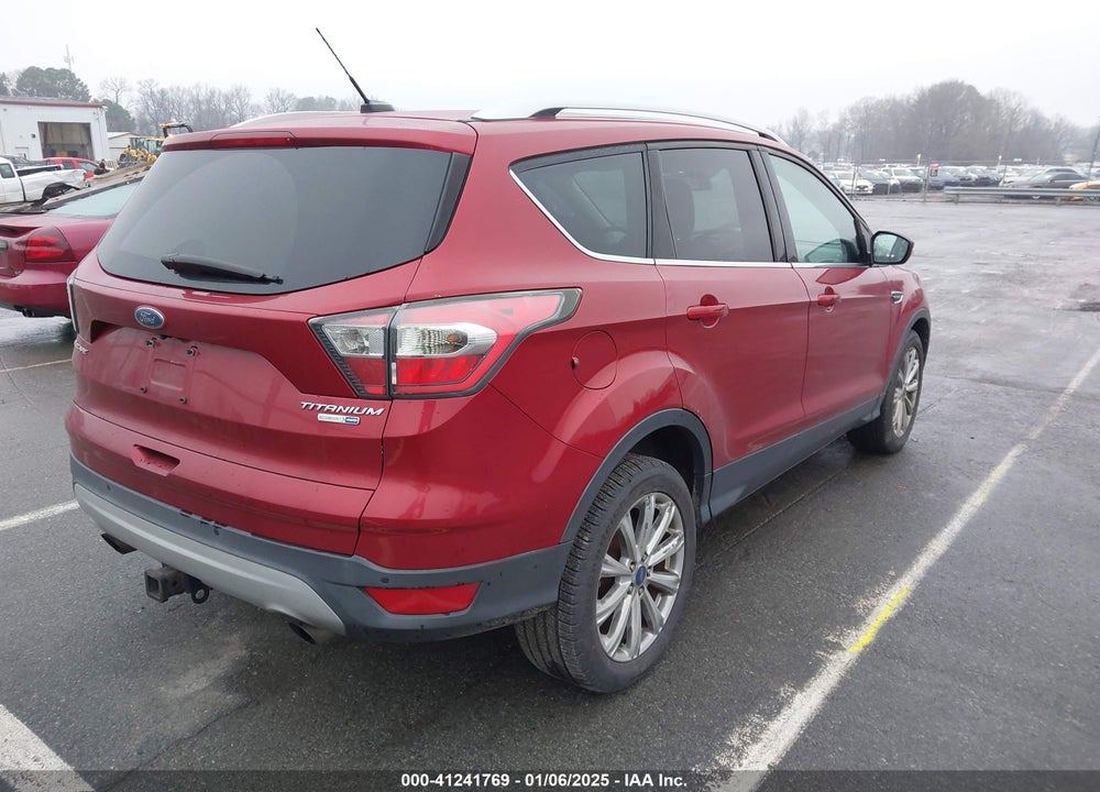 2017 FORD ESCAPE TITANIUM VIN: 1FMCU9J97HUA11290