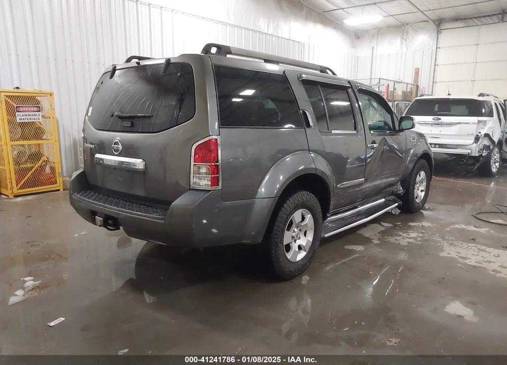 2008 NISSAN PATHFINDER S VIN: 5N1AR18U38C634190