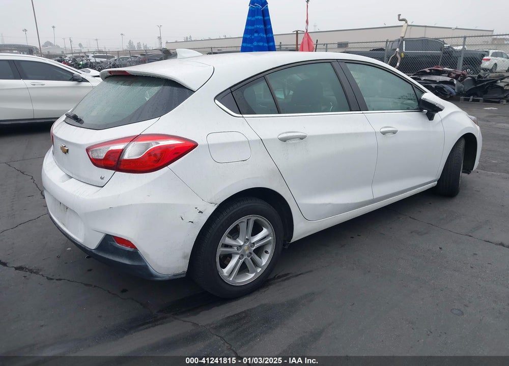 2017 CHEVROLET CRUZE VIN: 3G1BE6SM8HS510509