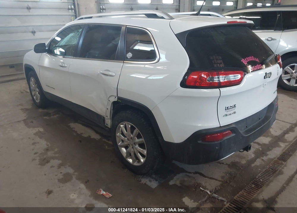 2014 JEEP CHEROKEE LIMITED VIN: 1C4PJMDS8EW296694