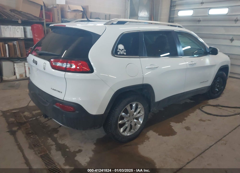 2014 JEEP CHEROKEE LIMITED VIN: 1C4PJMDS8EW296694