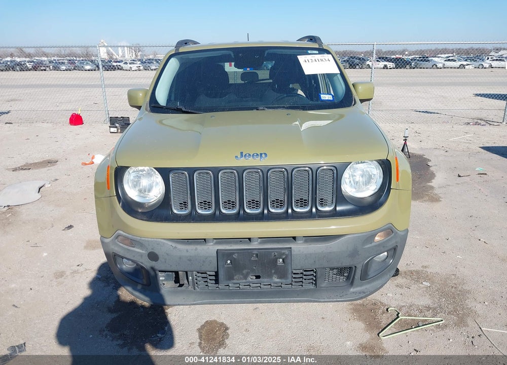 2015 JEEP RENEGADE LATITUDE VIN: ZACCJABT0FPB67574