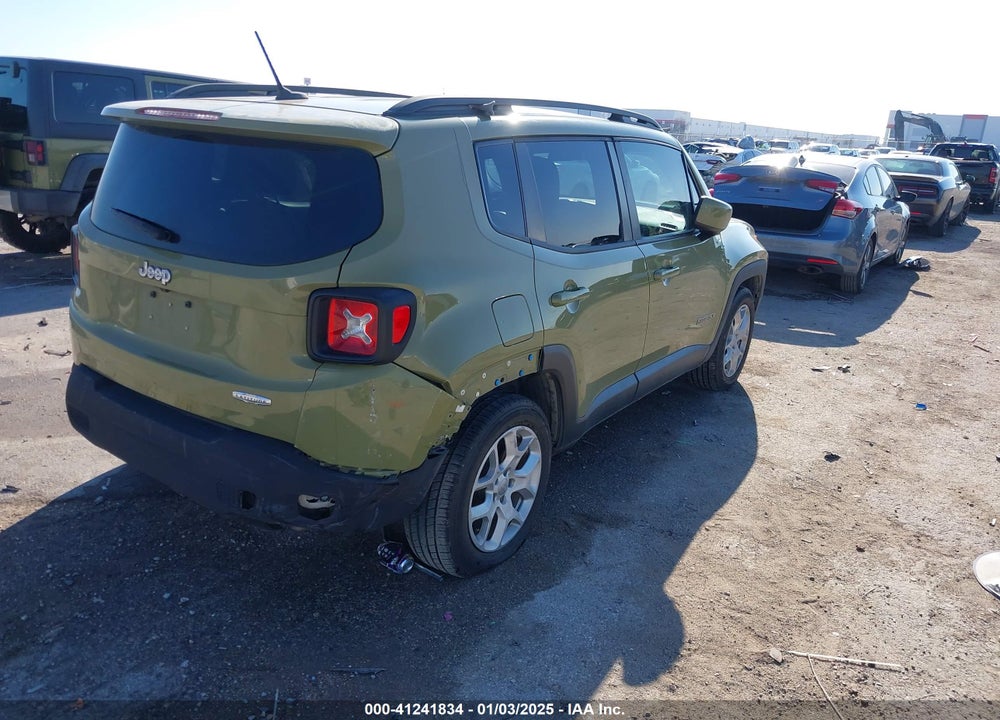 2015 JEEP RENEGADE LATITUDE VIN: ZACCJABT0FPB67574