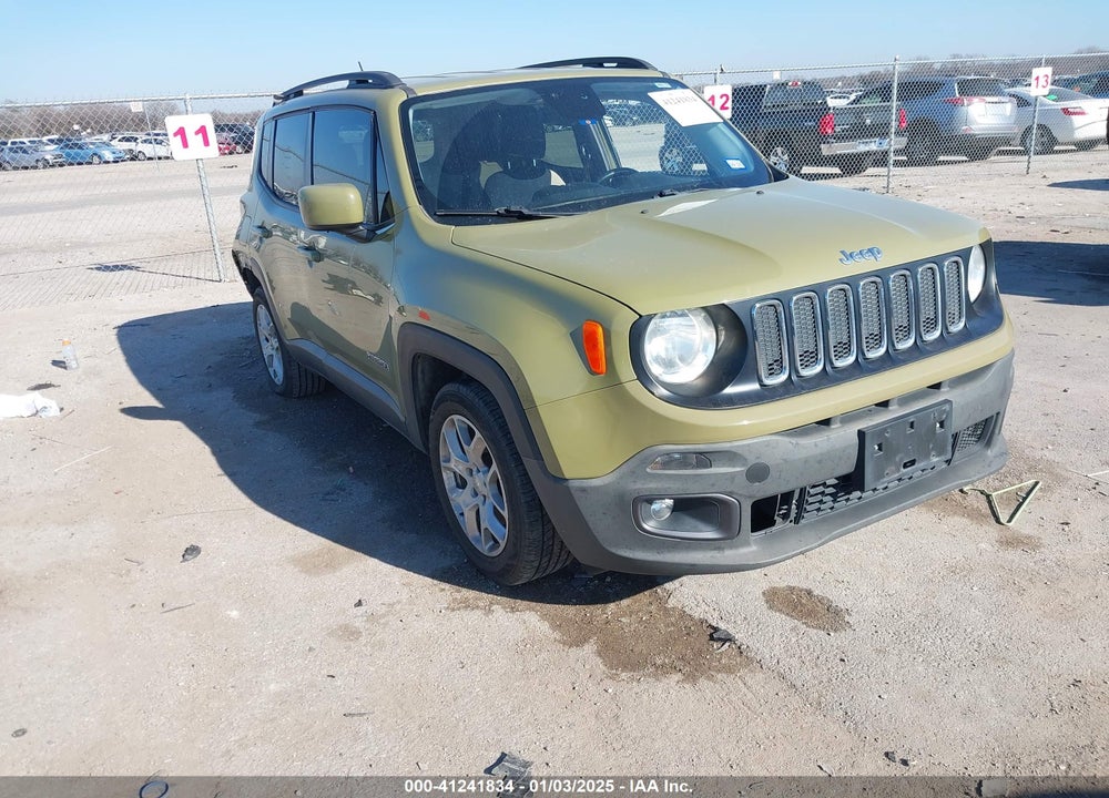 2015 JEEP RENEGADE LATITUDE VIN: ZACCJABT0FPB67574