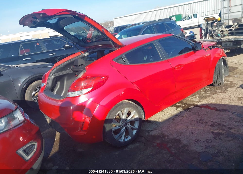 2016 HYUNDAI VELOSTER VIN: KMHTC6ADXGU275964