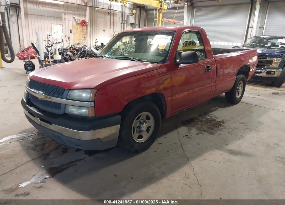 2003 CHEVROLET SILVERADO 1500 WORK TRUCK VIN: 1GCEC14X33Z255445