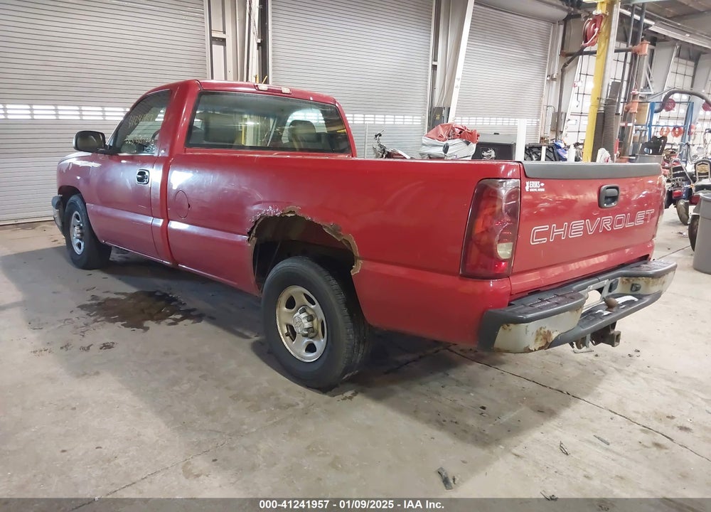 2003 CHEVROLET SILVERADO 1500 WORK TRUCK VIN: 1GCEC14X33Z255445