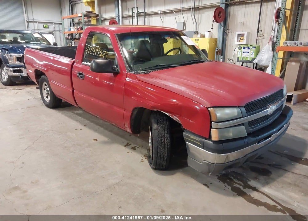 2003 CHEVROLET SILVERADO 1500 WORK TRUCK VIN: 1GCEC14X33Z255445
